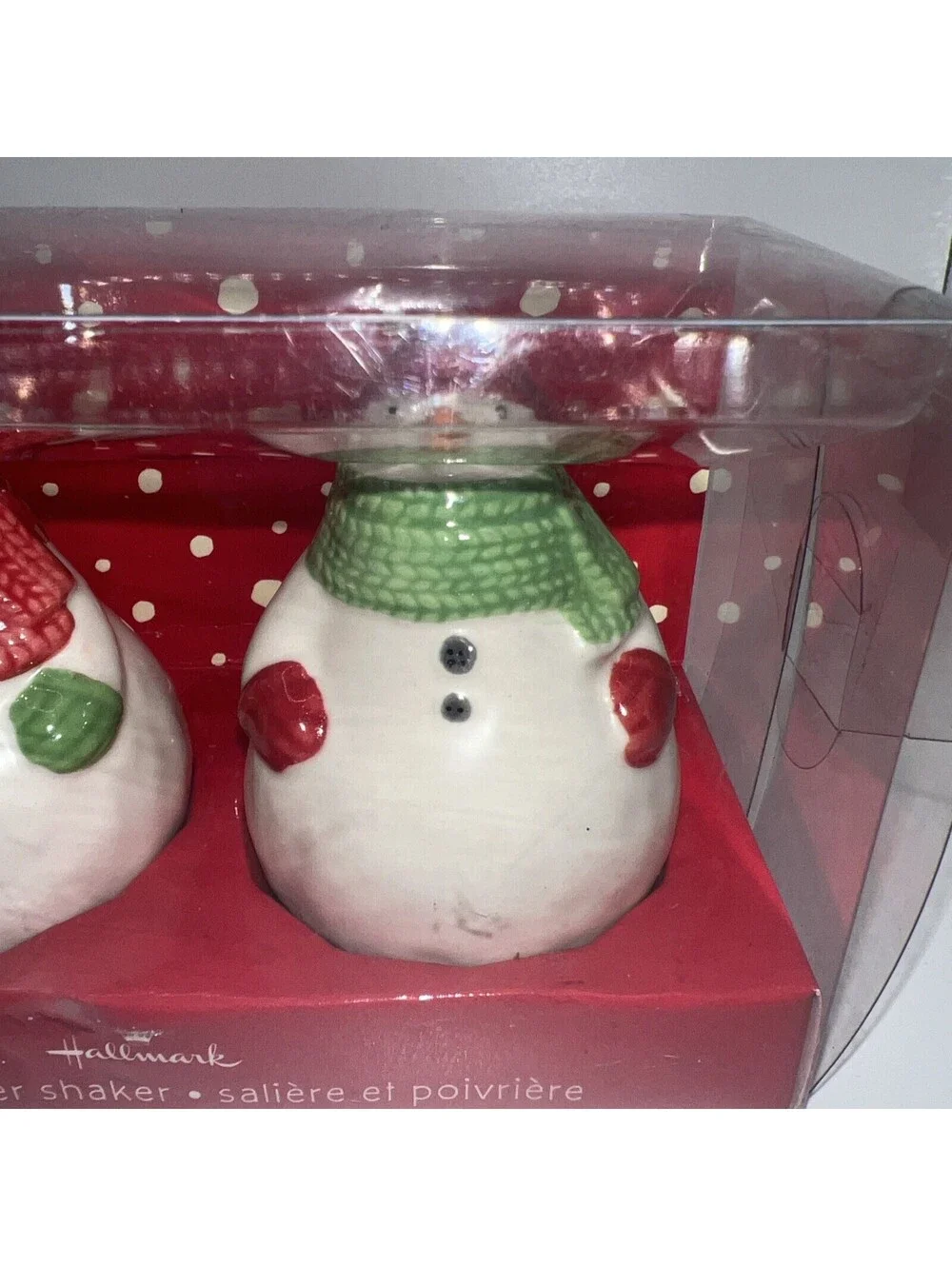 Hallmark Christmas Snowman Salt And Pepper Shakers